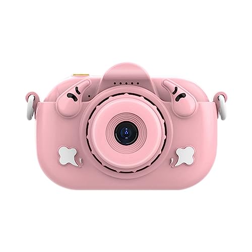 Mukudlt 32G Speicher Kinder Minikamera HD Digitalfotografie Kamera Sofortbildkamera für Kindergeburtstagsgeschenk Rosa