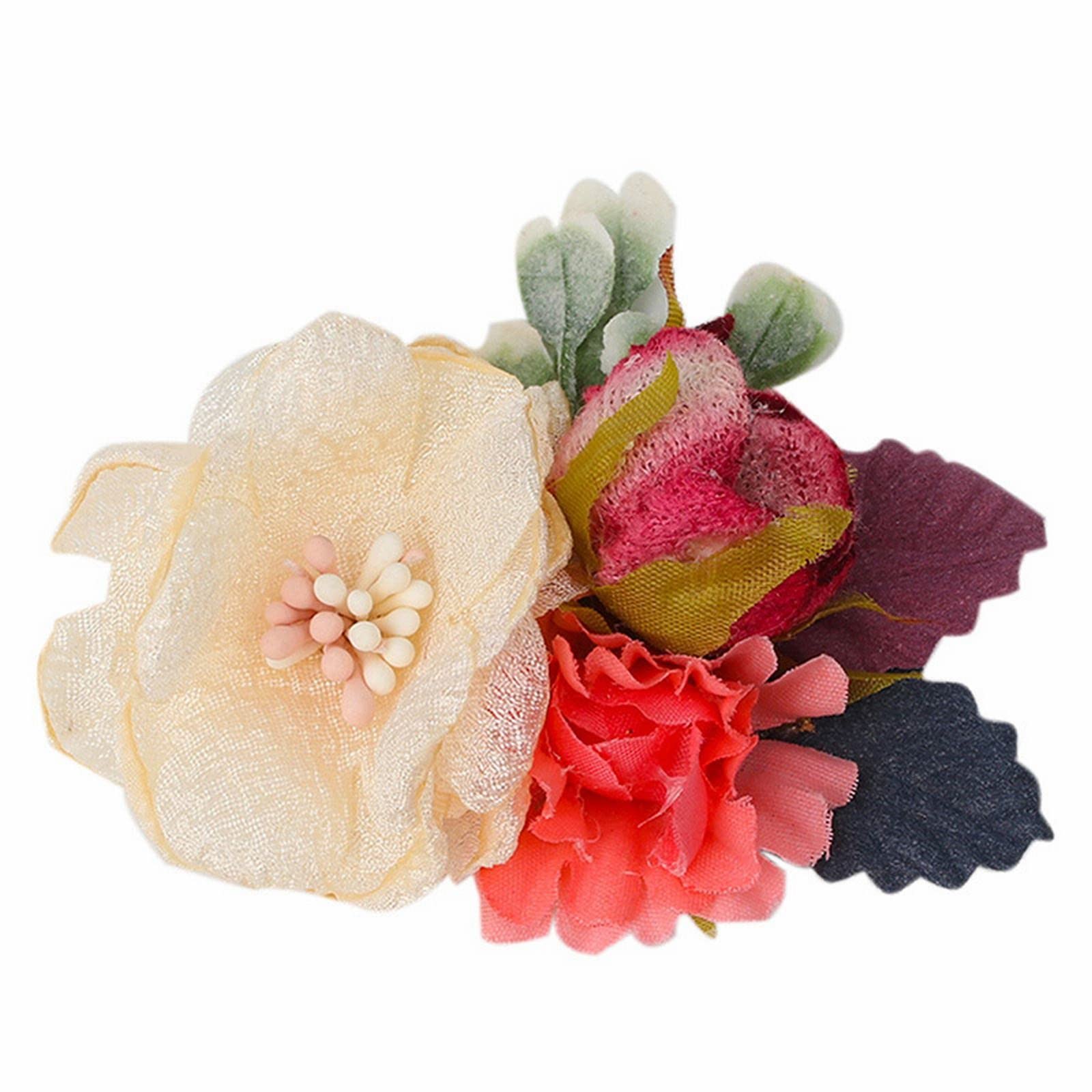 Einfache und vielseitige natürliche Wind japanische Fee Simulation Blume Haarband Kinder tägliche Bühnenshow Dekoration Haarnadel Faux Blume Haarspangen DQs915 Haarschmuck (Color : F, Size : Taille