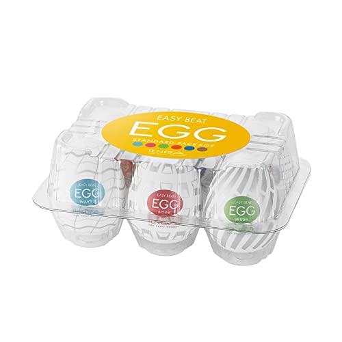 Tenga Easy Beat Egg New Standard Masturbator, 6er-Pack