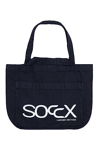 SOCCX Damen Beach Bag aus Canvas mit Logo Print