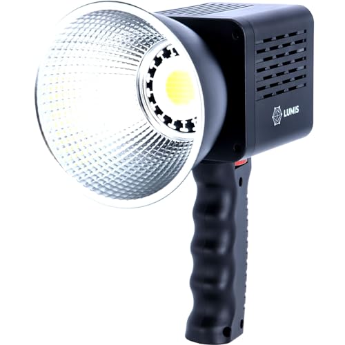 Rollei Lumis COB 40W Bi-Color LED-Dauerlicht - Ultra-kompakt, Helles COB-Licht, Haltegriff für Kreative Shootings, Integrierter Akku, Inklusive Reflektor und Diffusor