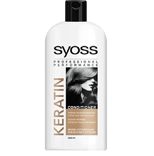 6 x Syoss Professional Performance Conditioner - Keratin - für trockenes und kraftloses Haar - 500ml