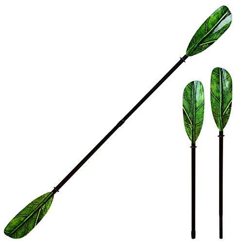 ExtaSea Leaf Vario Fiberglas Doppelpaddel Kajak Paddel 2-teilig | 220-230cm