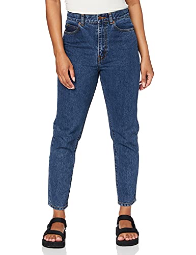 Dr. Denim Damen Straight Leg Straight Jeans Nora, Blau (Mid Retro G18), W28/L30