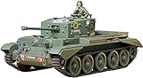 Tamiya 300035221-1:35 WWII Britische Panzer Cromwell Mk.IV Cruiser (1),originalgetreue Nachbildung, Plastik Bausatz, Basteln, Modellbausatz, Zusammenbauen, unlackiert