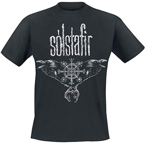 SOLSTAFIR Raven T-Shirt schwarz XL