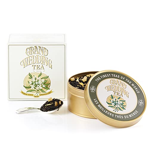 TWG Tea | Grand Wedding Tea, Schwarzteemischung in 15 handgenähten Teebeuteln aus Baumwolle in einer Geschenkbox, 37,5 g