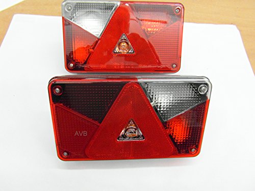 AVB Paket Aspöck Multipoint 5 Leuchte links + rechts mit RFS Set 2 Stck.