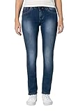 Timezone Damen Tahila Womenshape Slim Jeans, Blau (Bright Blue Wash 3151), W26/L34