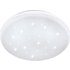 Eglo LED Deckenleuchte Frania-S weiß Ø 28 cm mit Kristalleffekt warmweiß