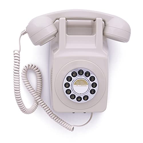 GPO 746 Telefon im Retro-Stil, mit Tasten Elfenbeinfarbe