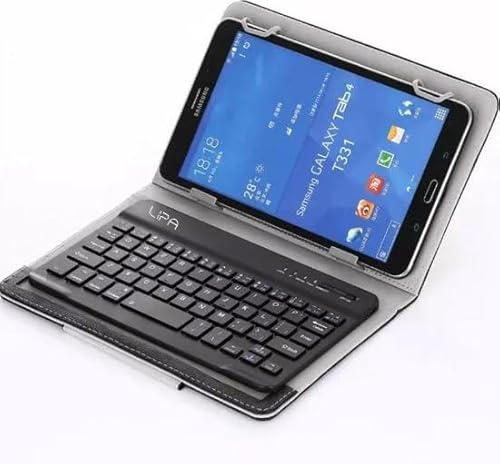 Lipa taba9392 Bluetooth Hoes Met Toetsenbord 10-11 inch, Universeel, Draadloos, Hoes Tablet, Toetsenbord Tablet, Voor Alle Tablets, Zwart