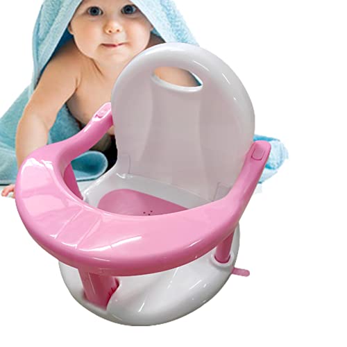 Baby-Badestuhl, rutschfester Baby-Duschstuhl, umlaufende Badezimmersitze mit sicheren Saugnäpfen für Babys im Alter von 6 bis 18 Monaten