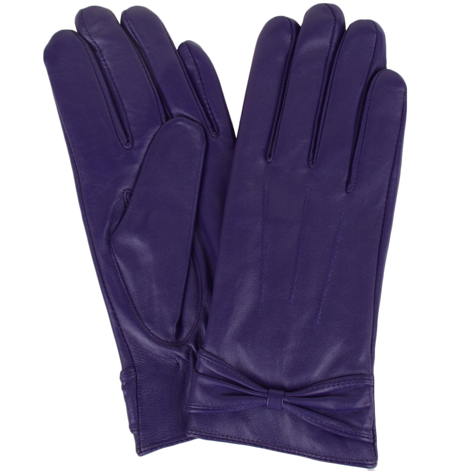 Snugrugs Damen Butter Soft Premium Leather Glove Handschuhe, (Purple Purple), (Herstellergröße: 7.5")