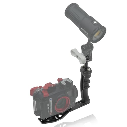 Nitescuba AS060 Unterwasser-Kamera-Halterung, wasserdichtes Gehäuse, Handgriff für GoPro, TG-5/6, RX100 V