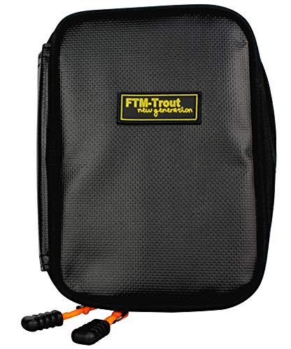 FTM Spoontasche 23x5x16,5cm - Kunstködertasche für Spoons, Angeltasche für Forellenblinker, Tackletasche für Forellenköder
