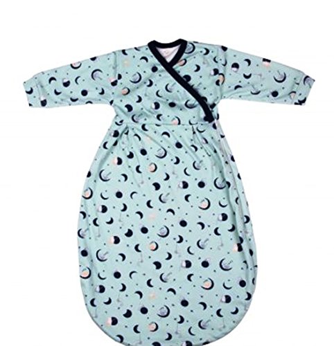 Popolini Felinchen Schlafsack aus kbA-Baumwolle Mondaffe Innenschlafsack für Winterschlafsäcke oder leichter Sommerschlafsack (86/92)