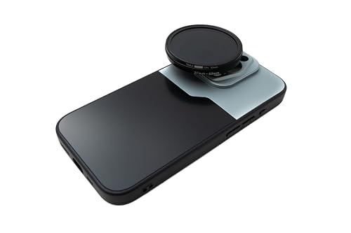 SYSTEM-S CPL Filter 52 mm Circular Polarizer Linse mit Gewinde Hülle für iPhone 15 Pro