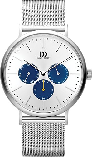 Danish Design Herren Analog Quarz Uhr mit Edelstahl Armband IQ62Q1233