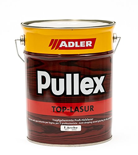 ADLER Pullex Top-Lasur 5l / Kastanie Holzlasur Profi-Qualität - Lasur für Holz außen