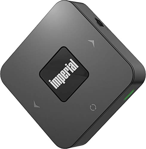 IMPERIAL BART Mini Bluetooth 5.0 Audio-Transceiver (Sender-Empfänger von Audiosignalen via Bluetooth, APTX Codec, Optischer Audio / 3,5 mm Klinke EIN- und Ausgang) schwarz