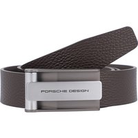 Porsche Design, Hook Gürtel Leder in mittelbraun, Gürtel für Herren