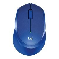Logitech M330 Silent Plus Kabellose Geräuchlose Maus (Optischer laser, ohne Klickgeräusche, USB für Windows/MAC/Chrome OS/Linux) blau