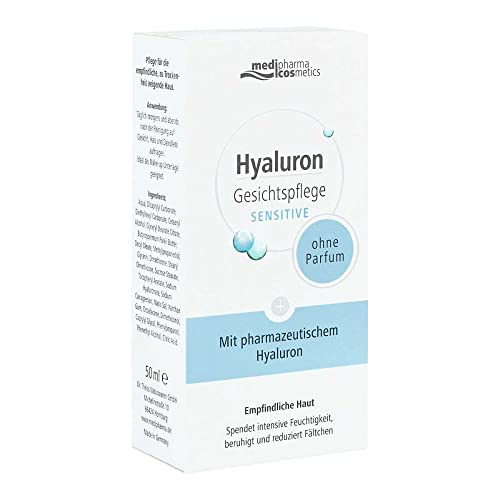 medipharma cosmetics Hyaluron Gesichtspflege sensitive
