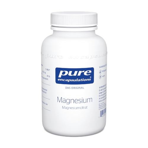 Pure Encapsulations - Magnesium (Citrat) 150mg - Bioverfügbares Magnesiumcitrat - 90 vegane Kapseln