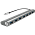 LOGILINK UA0310 - USB 3.0 7-Port Hub, Aluminium, USB-C-Kabel