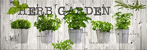 artissimo, Dekopanel, Deco Panel, ca. 90x30cm, PE5820-PA, Küche: Herb Garden, Bild, Wandbild, Wanddeko, Wanddekoration, Poster auf Decopanel