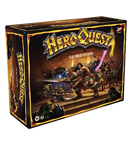 Avalon Hill HeroQuest Game System Tabletop Brettspiel, Immersive Fantasy Dungeon Crawler Abenteuerspiel ab 14 Jahren, 2-5 Spieler