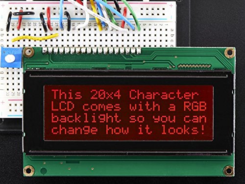 Adafruit RGB backlight negative LCD 20x4 + extras [ADA498]