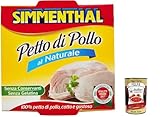 12x Simmenthal, pollo al naturale, Natürliche Hähnchenbrust in dosen, 133g + Italian Gourmet polpa 400g