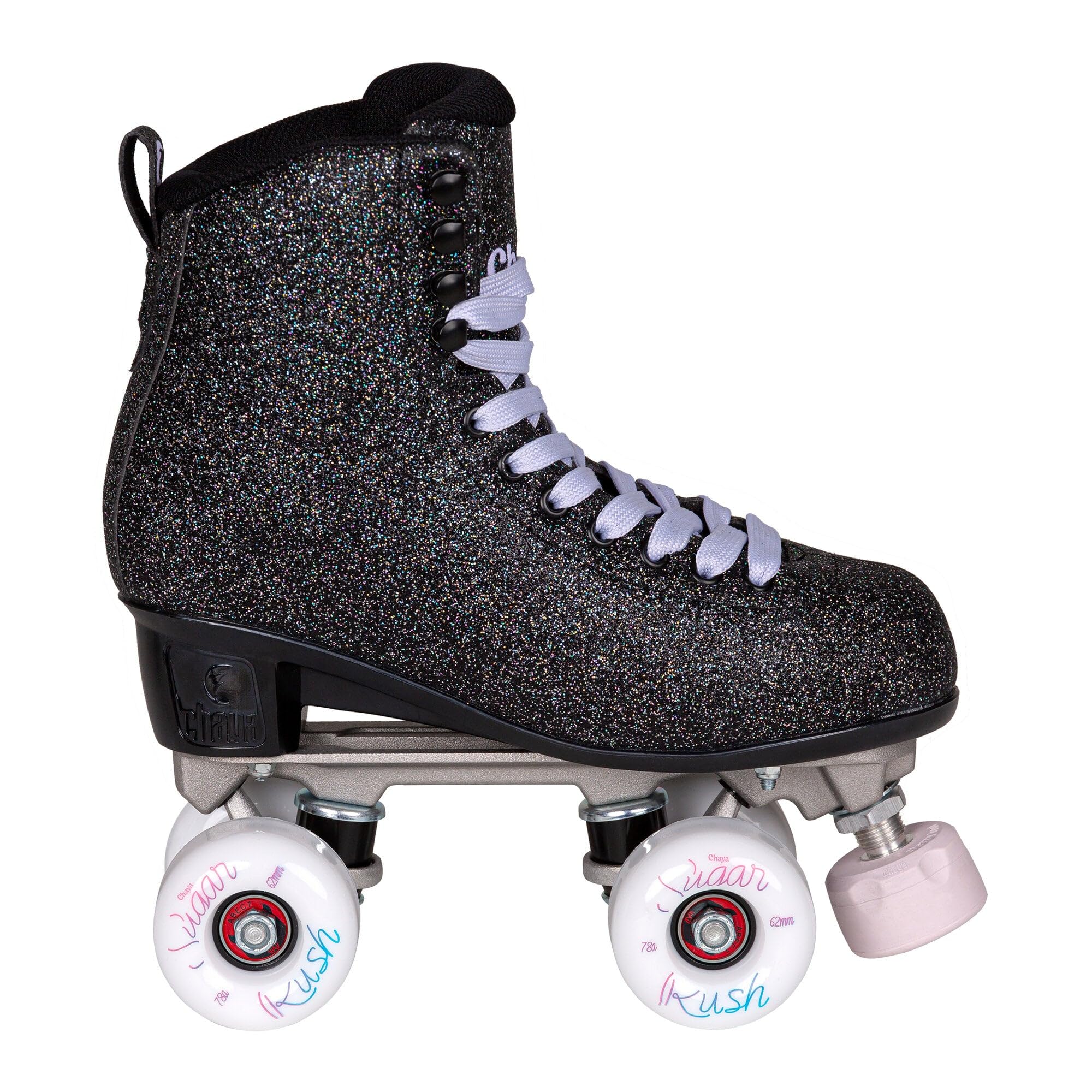 Chaya Roller Skates Melrose Deluxe Starry Night in Schwarz für Damen, 62mm/78A Rollen, ABEC 7 Kugellager, Art. nr.: 810735