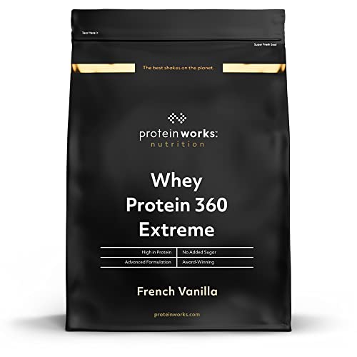 Whey Protein 360 Extreme | French Vanilla | Proteinreich | Glutamin, Vitamine & Mineralien | THE PROTEIN WORKS | 2.4kg