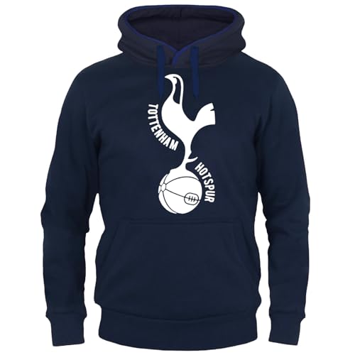Tottenham Hotspur - Herren Fleece-Kapuzenpullover mit Grafik-Print - Offizielles Merchandise - Geschenk für Fußballfans - M