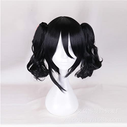 LoveLive! Love Live Cosplay Wig Nico Yazawa Costume Play Adult Wigs Halloween Anime Hair+ wig cap
