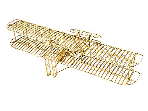 3D Holz Puzzle DIY Wright Flyer holzhandwerk Modell Flugzeuge, laserschneiden balsaholz Flugzeug Kits zu Bauen, pädagogische Montage Puzzle Modell Flugzeug BAU Spielzeug Geschenk
