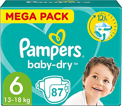 PAMPERS Baby-DRY Größe 6 87 Windeln (13-18 kg)