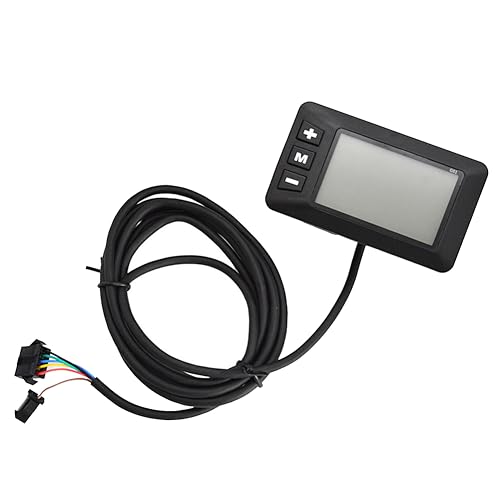 Vervmczn Elektrofahrrad Ebike ZubehöR Controller G51 LCD-Display 5Pin Elektroroller Beschleuniger Wasserdichter Stecker