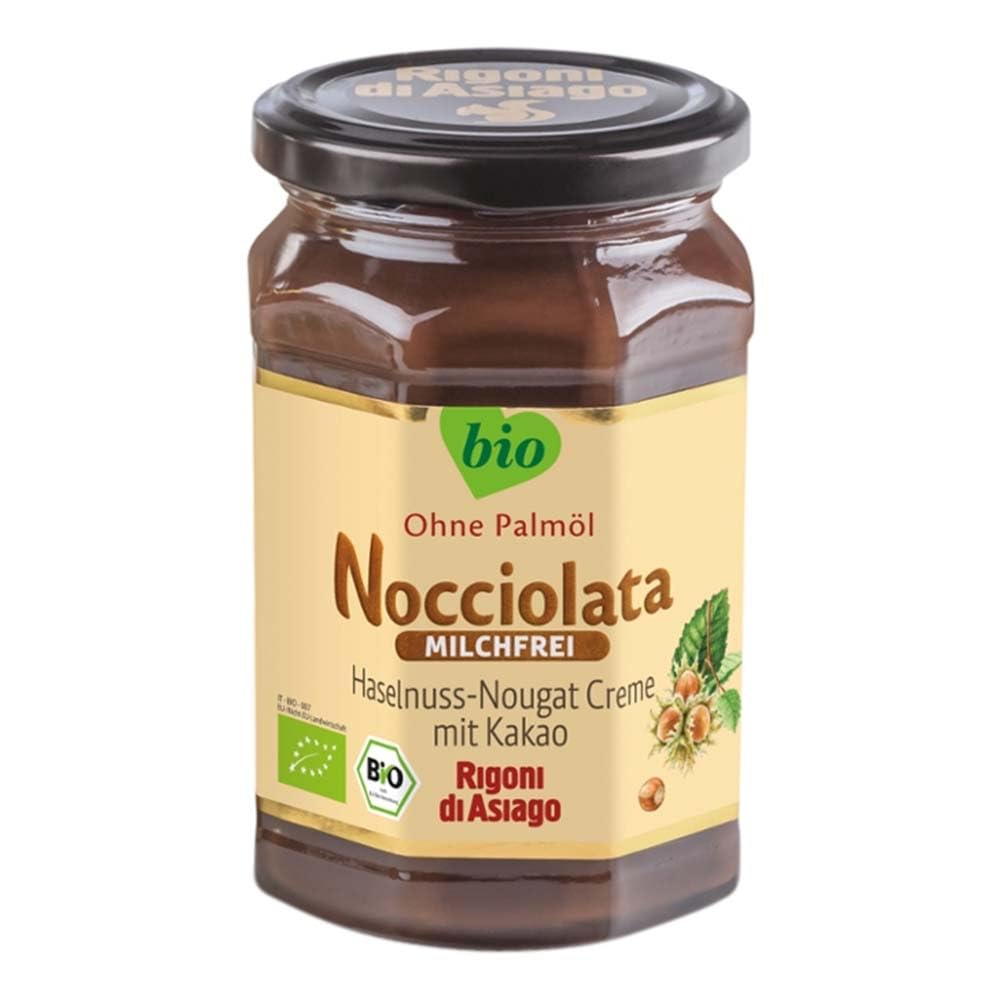 Rigoni di Asiago Nocciolata - Milchfrei, 2x 650g, Haselnusscreme ohne Palmöl, Nuss Nougat Creme ohne Palmöl, Leckerer Brotaufstrich (2)