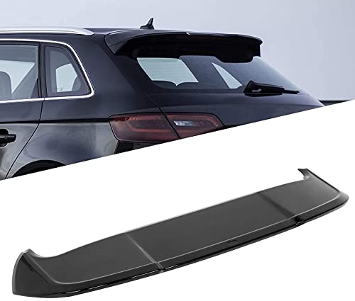 hippoca Auto Heckspoiler FlüGel für Audi A3 8v Sportback ​2013-2015 2016 2017 2018 2019 2020, Heckdiffusor Canards Splitter Lip Kit Styling Modifikation Dekoration ZubehöR