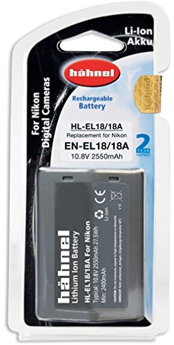 Hähnel HL EL18 Li-Ion Akku für Nikon Digitalkameras - Ersatzakku für Nikon EN-EL18 schwarz