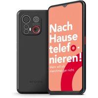 emporia ME6, Das Smartphone für jedes Alter, 5G Volte, Handy ohne Vertrag, Mobiltelefon mit Notruftaste, 6,58-Zoll-Display, Android 13, 50 MP Kamera, Schwarz