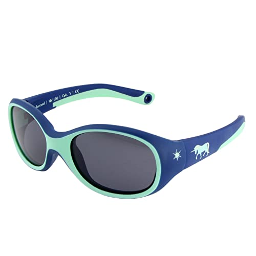ActiveSol KINDER-Sonnenbrille | MÄDCHEN | 100% UV 400 Schutz | polarisiert | unzerstörbar aus flexiblem Gummi | 2-6 Jahre | 22 Gramm [Unicorn]