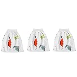 Nadoli Baby Windelrock,3Pcs Karton Tier Baumwolle Wiederverwendbare Waschbar Atmungsaktiv Töpfchen Toilette Trainingsrock Auslaufsicher Hoch Taillierter Bauchschützender Windelrock für Kinder