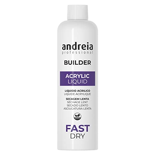 Andreia Profi Nagelbauer Acryl Monomer Liquid - Fast Dry 250ml - Für Profis - Quick Dry - Salonqualität Starke Haftverlängerungen