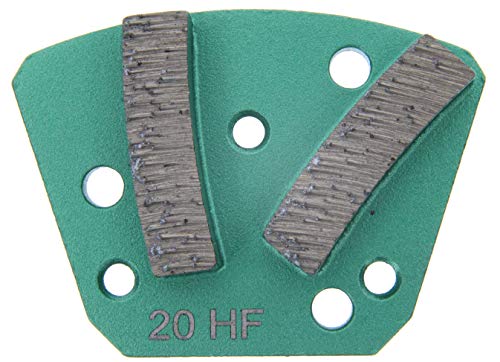 PRODIAMANT Diamant Schleifsegment für Bodenschleifer Bindung für harten Beton - Aufnahme 3x M8 zum Schrauben auf die Trägerplatte