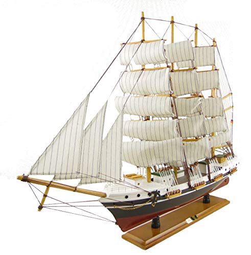 osters muschel-sammler-shop Schiffsmodell Passat - Maße B70/H55/T14 / Segelschiff/Modellschiff/Standmodell/Modellsegelschiff
